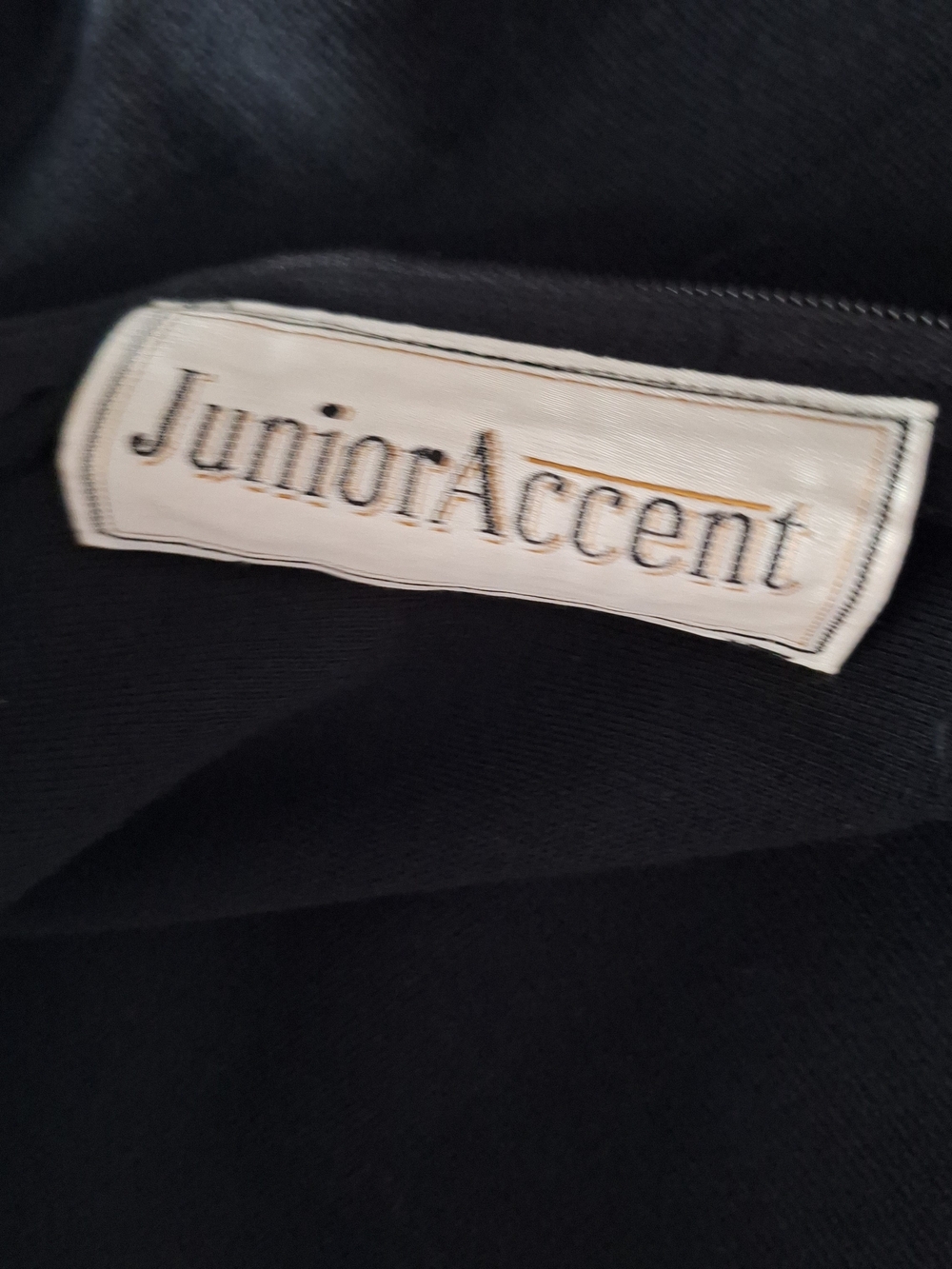 Junor Accent Black Long-Sleeve Mock Neck Dress - Picture 3 of 6